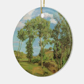 Landschap Paysage Frederic Bazille Impressionist Keramisch Ornament (Links)
