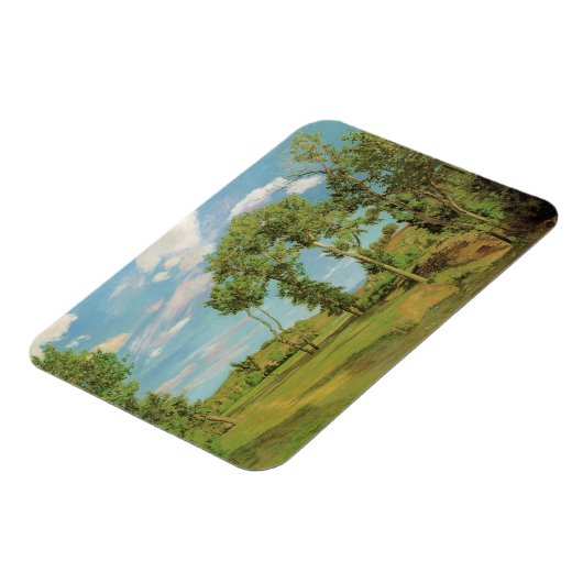 Landschap Paysage Frederic Bazille Impressionist Magneet (Linkerzijde)
