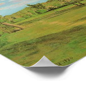 Landschap Paysage Frederic Bazille Impressionist Poster (Hoek)