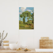 Landschap Paysage Frederic Bazille Impressionist Poster (Keuken)