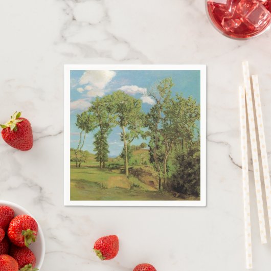 Landschap Paysage Frederic Bazille Impressionist Servet (Insitu)