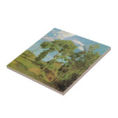 Landschap Paysage Frederic Bazille Impressionist Tegeltje (Zijkant)