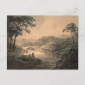 Landschap (pen en inktwas) briefkaart (Voorkant)