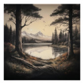 landschap perfect poster (Voorkant)