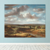 Landschap, Philips Koninck, 1676 Canvas Prin Afdruk (Insitu (Houten vloer))