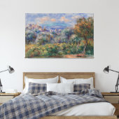  landschap Pierre Auguste Renoir Canvas Afdruk (Insitu (Slaapkamer))