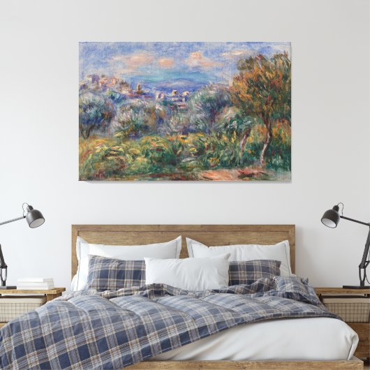 landschap Pierre Auguste Renoir Canvas Afdruk (Insitu (Slaapkamer))