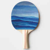 Landschap Ping Pong Paddle, rood rubber achterkant Tafeltennisbatje (Voorkant)