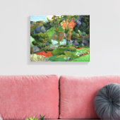 Landschap Pont Aven, 1888 Canvas Afdruk (Insitu (Woonkamer))
