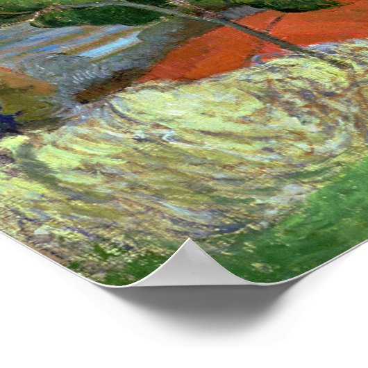 Landschap Pont Aven, 1888 Poster (Hoek)