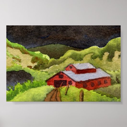 Landschap Poster (Voorkant)