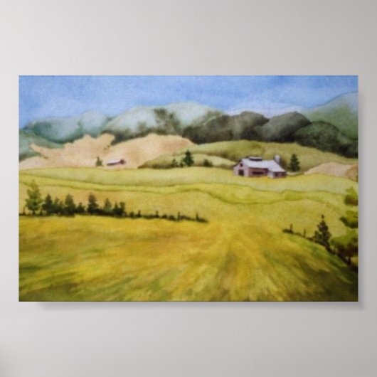 Landschap Poster (Voorkant)