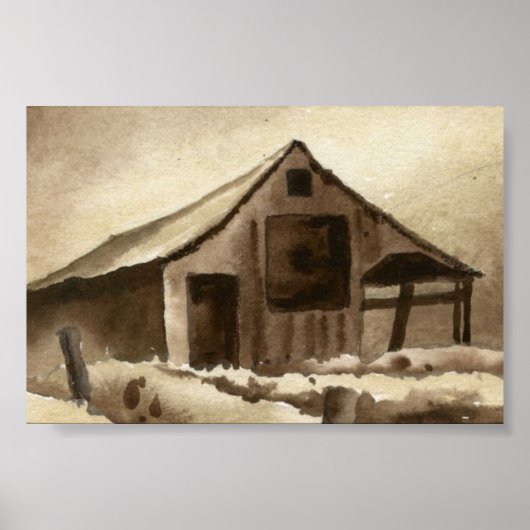 Landschap Poster (Voorkant)