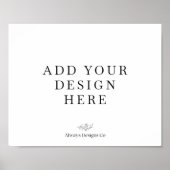 Landschap Poster afdrukken (Voorkant)