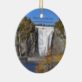 Landschap Quebec-Ornament Keramisch Ornament (Rechts)