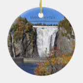 Landschap Quebec-Ornament Keramisch Ornament (Achterkant)