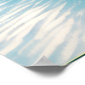 Landschap realistisch en natuurlijk poster (Hoek)