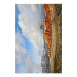 Landschap Red Rock Canyon Nevada Foto Afdruk