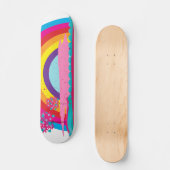 Landschap Regenboog Persoonlijk Skateboard (Voorkant)