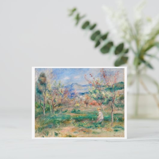 Landschap, Renoir Briefkaart (Staand voorkant)