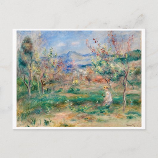 Landschap, Renoir Briefkaart (Voorkant)