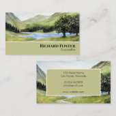 Landschap rond het Bodenmeer Visitekaartje (Voorkant / Achterkant)