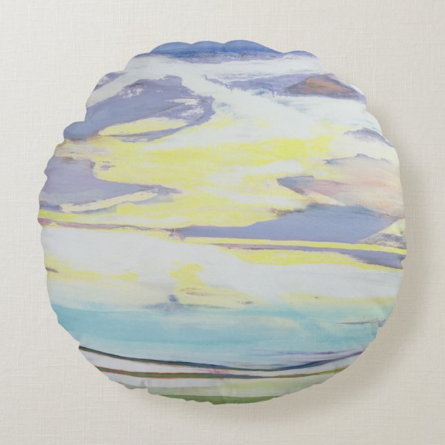Landschap Rond Kussen (Voorkant)