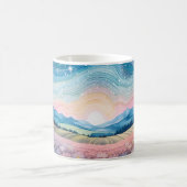 Landschap Roze geluk Koffiemok (Center)