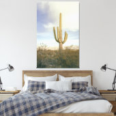 Landschap Saguaro Cactus Canvas Afdruk (Insitu (Slaapkamer))