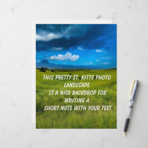 Landschap Saint Kitts Briefhoofd