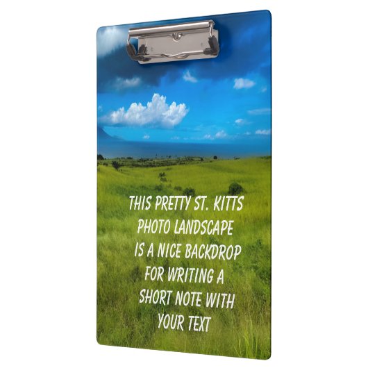 Landschap Saint Kitts Klembord (Links)