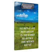 Landschap Saint Kitts Klembord