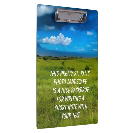 Landschap Saint Kitts Klembord (Rechts)