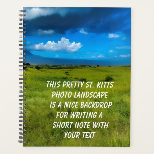 Landschap Saint Kitts Planner (Voorkant)