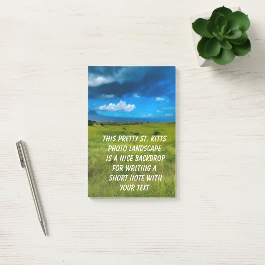 Landschap Saint Kitts Post-it® Notes (Kantoor)