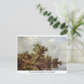 Landschap Salomon Van Ruysdael Briefkaart (Staand voorkant)