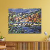 landschap Sazava Canvas Afdruk (Insitu (Woonkamer))