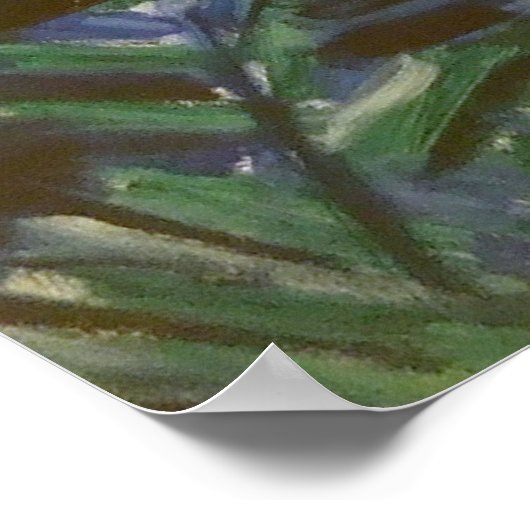  landschap Sazava Poster (Hoek)