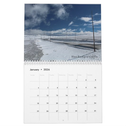 Landschap Scandinavia Kalender (Jan 2026)