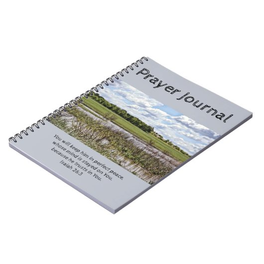 Landschap Scene Prayer Journal Notitieboek (Linkerzijde)