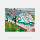 Landschap Schilderen Edward Munch Acryl Bord (Voorkant)