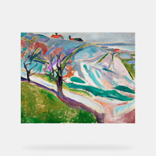 Landschap Schilderen Edward Munch Acryl Bord