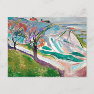 Landschap Schilderen Edward Munch Briefkaart