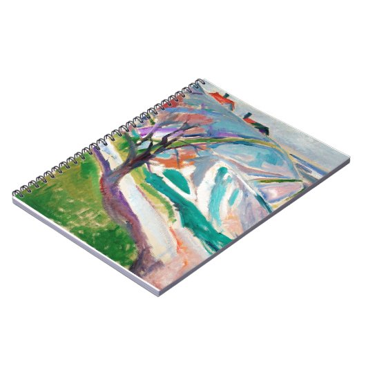 Landschap Schilderen Edward Munch Notitieboek (Linkerzijde)