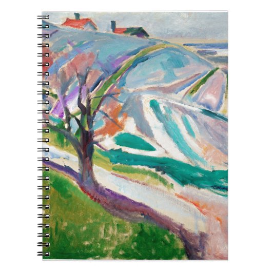 Landschap Schilderen Edward Munch Notitieboek (Voorkant)