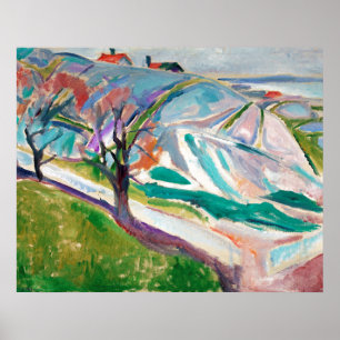 Landschap Schilderen Edward Munch Poster