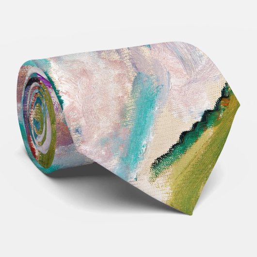 Landschap Schilderen Edward Munch Stropdas (Opgerold)