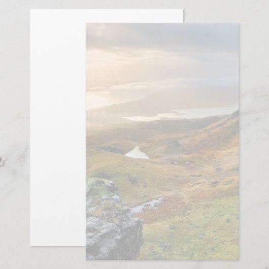 Landschap Schotland Schilderachtig Rolling Hills Briefpapier (Voorkant / Achterkant)