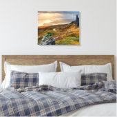 Landschap Schotland Schilderachtig Rolling Hills Canvas Afdruk (Insitu (Slaapkamer))