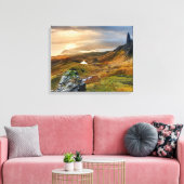 Landschap Schotland Schilderachtig Rolling Hills Canvas Afdruk (Insitu (Woonkamer))